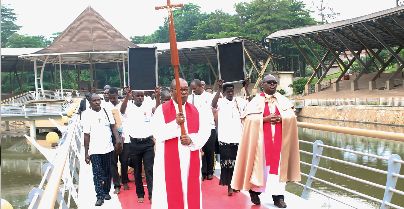 Pilgrims from Rwanda